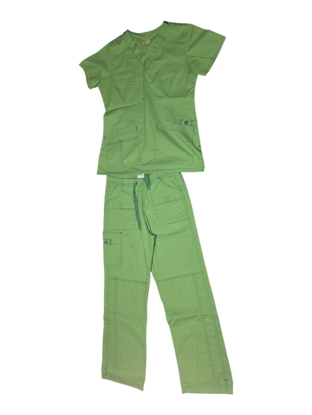 WonderWink WonderFlex Scrub Set Green Size Small